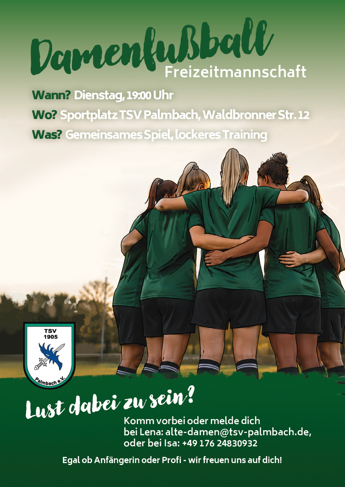 Mitspielerinnen willkommen