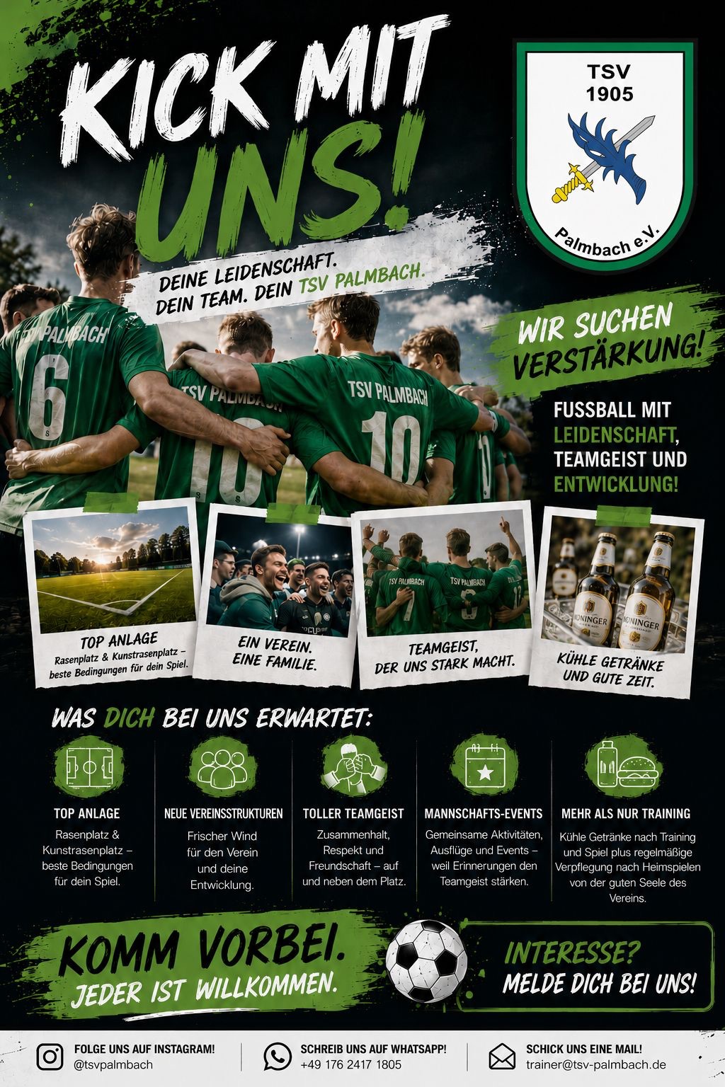 Verstärkung gesucht
