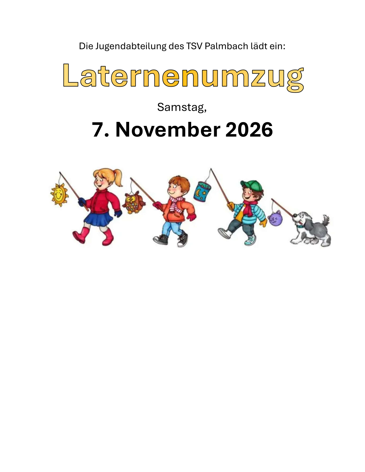 Einladung zum Laternenfest