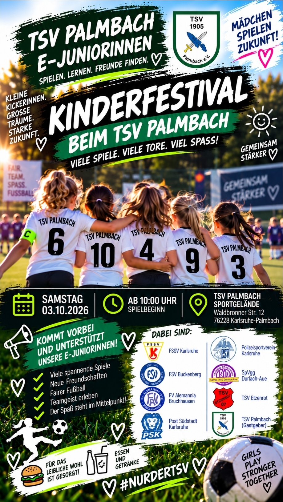 ⚽💚 KINDERFESTIVAL BEIM TSV PALMBACH! 🖤⚽