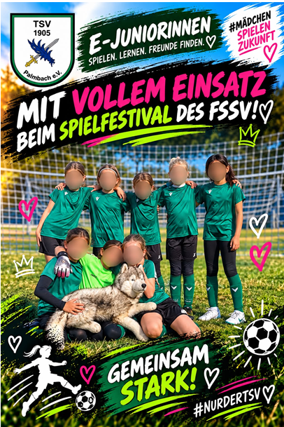 ⚽💚🖤 E-JUNIORINNEN | AUCH BEIM FSSV KARLSRUHE MIT VOLLEM EINSATZ DABEI!